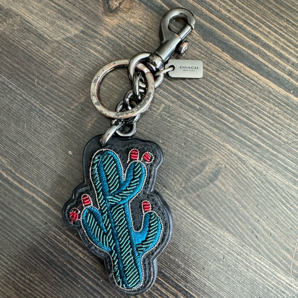 Coach limited edition cactus keychain 🌵